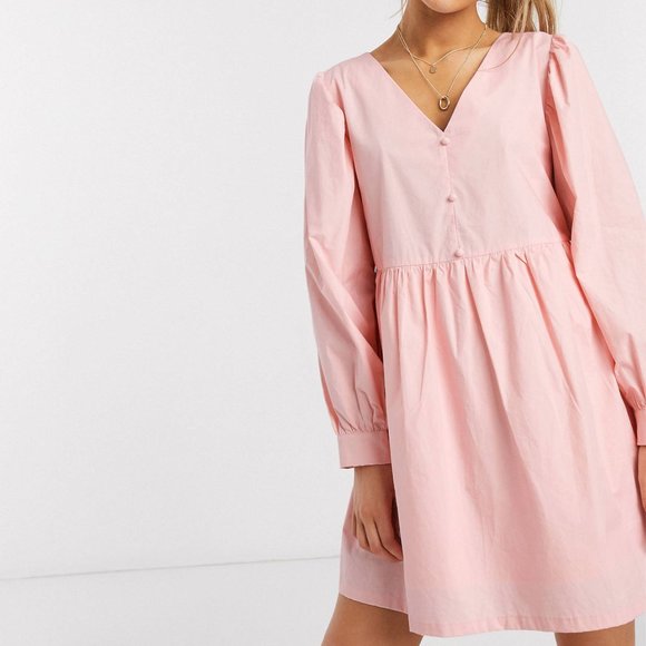 Daisy Street Dresses & Skirts - Daisy Street ASOS Cottagecore Mini Dress with Puff Sleeves Size US 8 UK 12 EUC